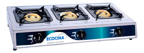 Estufa De Mesa Ecocina De 3 Quemadores Con Chispero