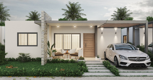 Imagen 4 de 15 de Villa En Venta En Punta Cana Desde Us$95,000 En Residencial Cerrado Con Piscina Tipo Playa Desde 68 Metros Cuadrados En Adelante Excelente Para Inversión Y Vacacionar