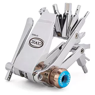 Bike Tool Mini 16 In 1 Multi-tool - Chain Tool/torx/hex...