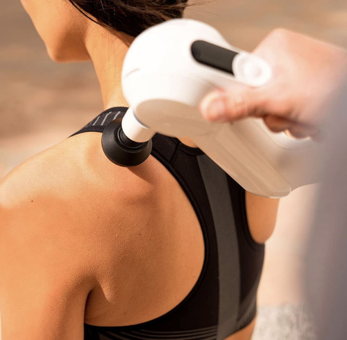 Theragun Elite Masajeador Bluetooth G4 Terapia Percusión Color Blanco