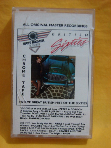 Cassette British Sixties Twelve Great British Hits Of The Si