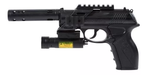 Pistola Co2 4.5 Crosman Tacc11kt2 Tactical Laser Silenciador - TIRO  DEPORTIVO MX