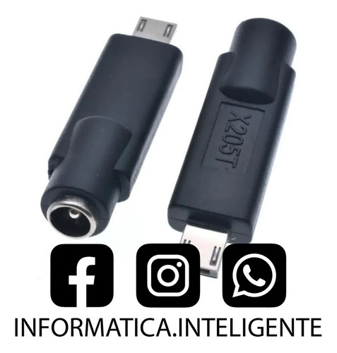 Adaptador Asus X205t X205ta E202 E202sa E202sa3050 E205sa Negro