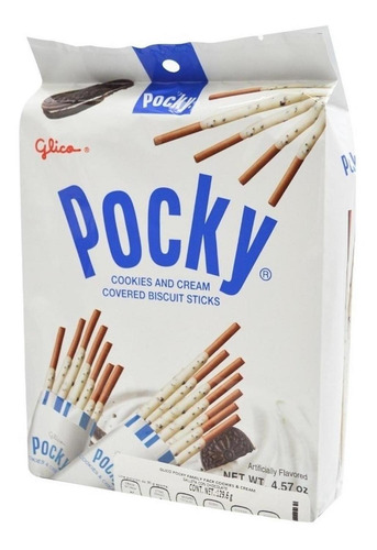 Pocky Cookies & Cream Family Pack, 129 G, Glico