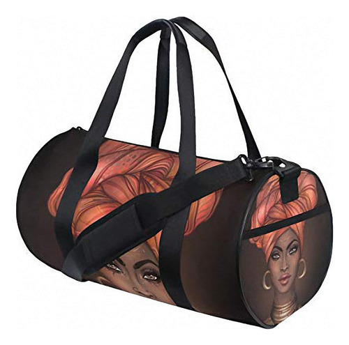 African Pretty Girl Sports Equipaje De Viaje Bolsa De Viaje 