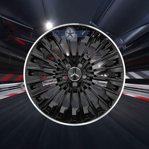 4 Rines 19 Deportivos 5-112 Mercedes Benz Audi Vw Leon Cupra Machine Black