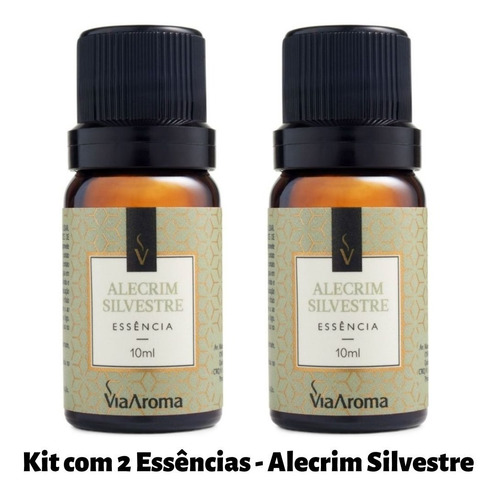 Essência Difusor Ambiente 10ml Alecrim Silvestre Via Aroma 