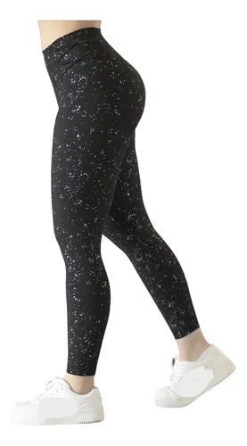 Leggins Color Plata Mujer