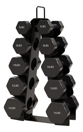 Soporte Para Mancuernas Con Marco De 5 Niveles A Okugafit