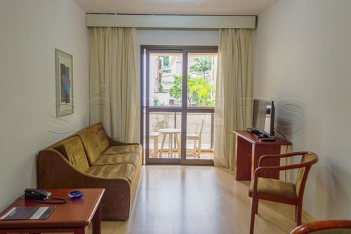 Imagem 7 de 15 de Flat, Andar Alto, Próximo A Av. 9 De Julho, Locação Sem Burocracia E Sem Fiador - Sf27685
