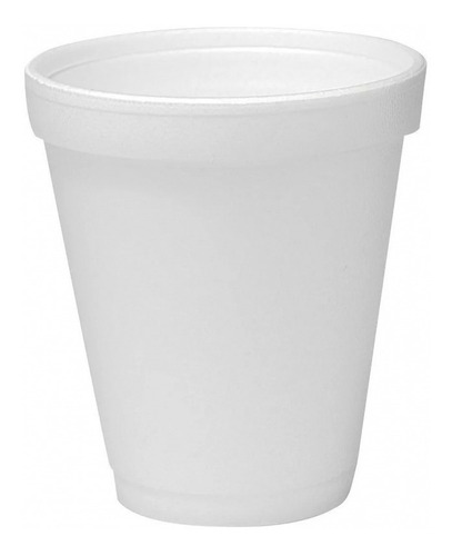 Vaso Térmico Descartable Telgopor 180 Ml X 50 Unidades.