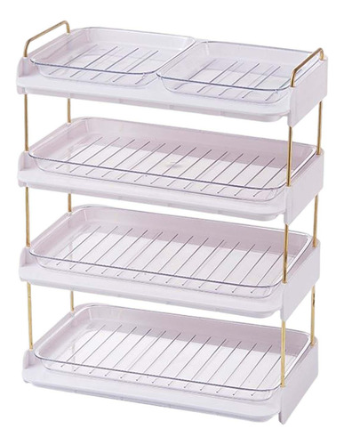 Estante De Almacenamiento De Verduras Para Platos 4 Niveles