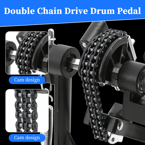 Pedal De Bombo Doble Marca Sin Especificar Modelo Sin Especi