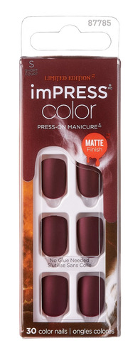 Uñas Impress Marca Kiss/press-on - Lights Out