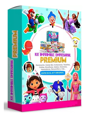 100 Kits Imprimibles Premium Completos + Kit + Unicos N5