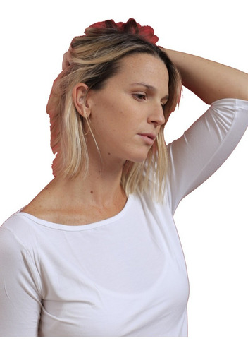 Remera Cuello Bote Térmica Antibacterial Bambu Protección Uv