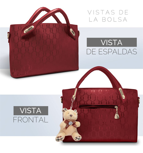 Set 4 Bolsos Impermeables De Lujo Para Mujer Satchel De Moda