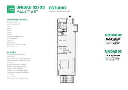 Departamento En Venta Palermo 1 Ambiente