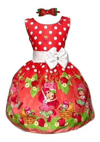 Vestido Infantil Temático Moana Baby Luxo - Pequenos Encantos Baby