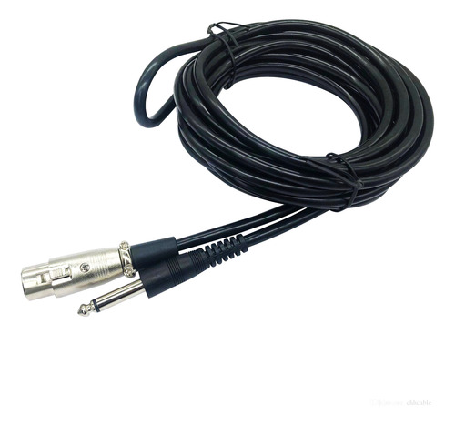 Micrófono Multimedia Conexión Xlr + Jack 6.3mm 4.5m Dm24k