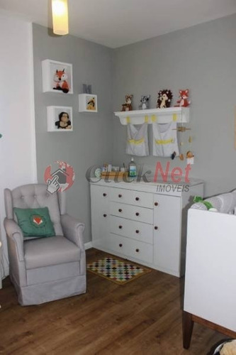 Imagem 14 de 30 de Belíssimo Apartamento Em Condomínio Padrão Para Venda No Bairro Fundação Em São Caetano - Oportunidade - 4816