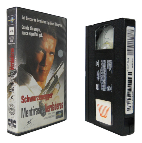 Mentiras Verdaderas Vhs Con Arnold Schwarzenegger, Original