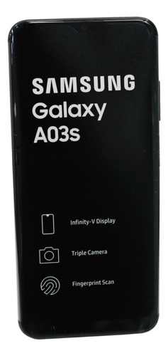 Celular Samsung A03s 4gb 64gb Negro Micro Sd 32gb De Regalo