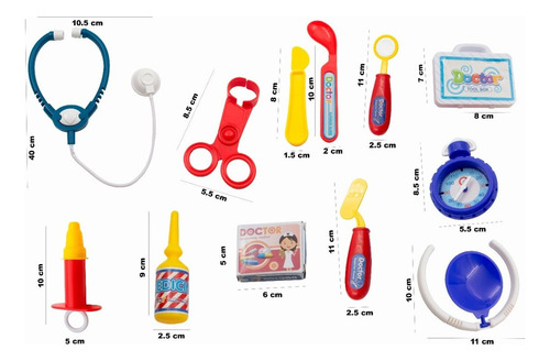 Juguete 12 Pzs Juego De Simulación Doctor Para Niños