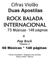 Comprar Cadernos Cifras Violão Rock Internacional E Pop Rock - 2 Volumes
