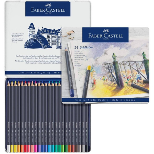 Faber-castell Goldfaber - Set 24 Lápices De Colores