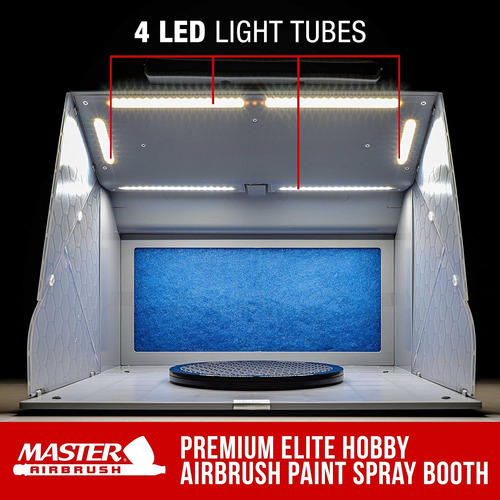 Kit Portátil De Cabina De Pulverización 4 Luces Led, ...