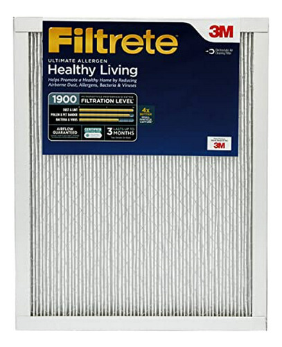 Filtro De Aire 16x20x1 Mpr 1900, Merv 13, Saludable, Al