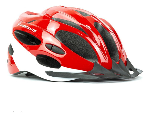 Capacete Ciclismo Bike Absolute Nero Wt012 Led Vermelho Tamanho G (58 a 61cm)