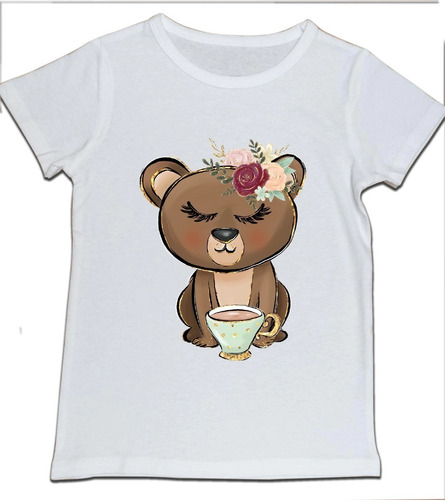 Camiseta Niño Oso Taza De Te