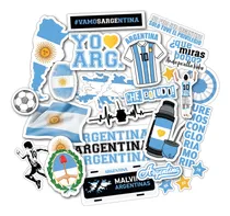 Comprar Stickers Calcos Argentina Pasion X25 Para Termo Celu Compu