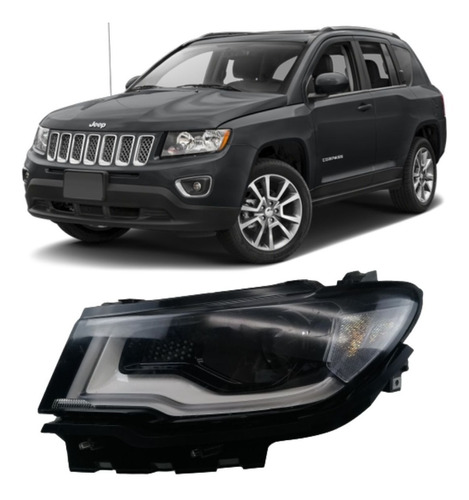 Farol Esquerdo Jeep Compass 