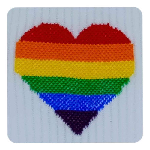 Calcetas Corazon Arcoiris Prime Orgullo 2 Pares Colores