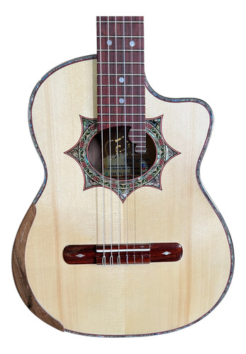 Requinto Profesional Nogal Bordó Diestro Ébano