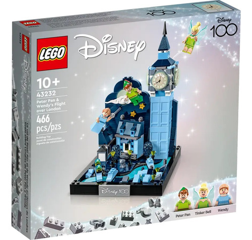 Lego Disney Vuelo Londres Peter Pan Y Wendy 43232-466pz Cantidad De Piezas 466