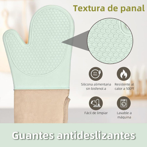 Juego De Guantes De Horno Y Soportes Para Ollas - Manoplas