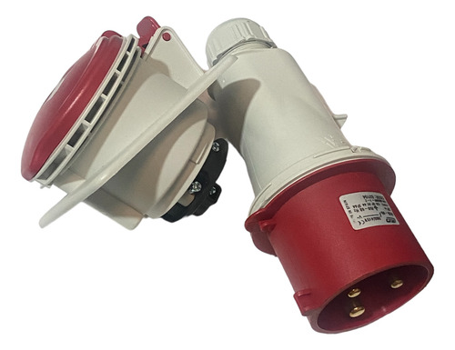 3104/3304 Conector Industrial 32a 415v 3 Polos Hembra +macho (Usado)