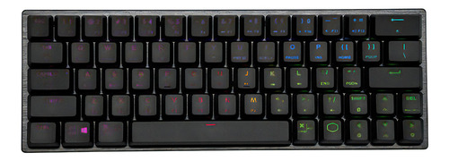 Teclado Mecánico Bt Cooler Master Sk622 Gris/low Red Ct Color Del Teclado Grey Idioma Inglés Us