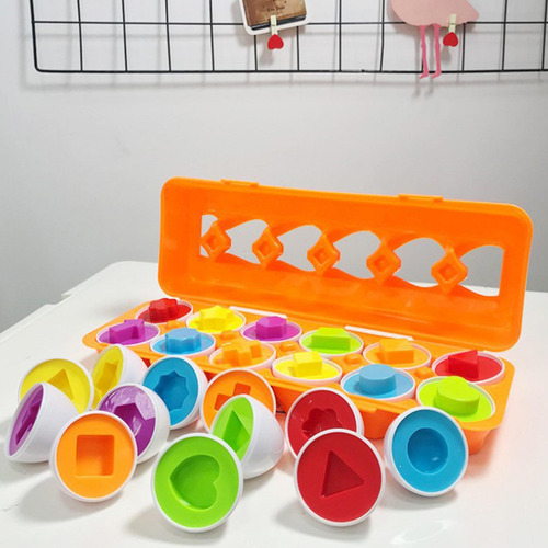 12 Huevos A Juego De Color Que Reconocen La Educación