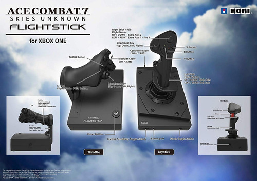 Joystick Ace Combat 7 Hotas Flight Stick Hori Xbox One/ Pc