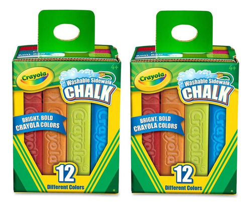 Tiza Crayola 12 Ct - Paquete De 2