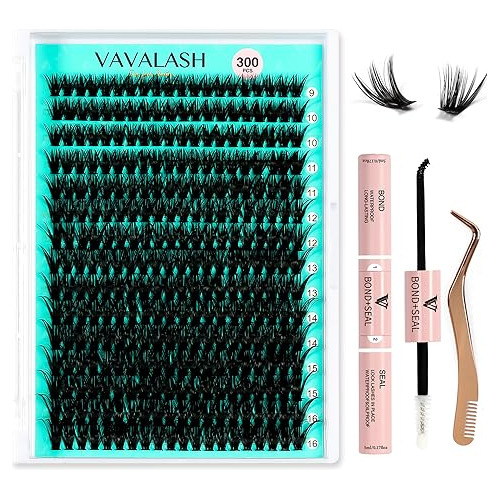 Vavalash Kit De Extensión De Pestañas Para Bricolaje, 300 Un