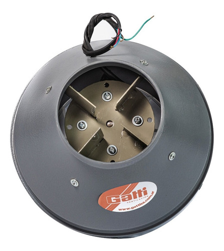 Imagen 2 de 9 de Extractor De Aire Entre Conducto 10 Cm Baño/cocina Gatti Ventilacion