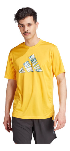 Remera adidas Graphic Hiit Slogan De Hombre 3194 Dash