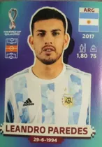 Comprar Figurita Selección Argentina Azul Paredes Mundial Qatar 2022