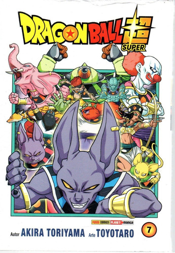 Dragon Ball Super N° 07 - Em Português - Editora Panini - Formato 13,5 X 20 - Bonellihq 7 Cx472 J23